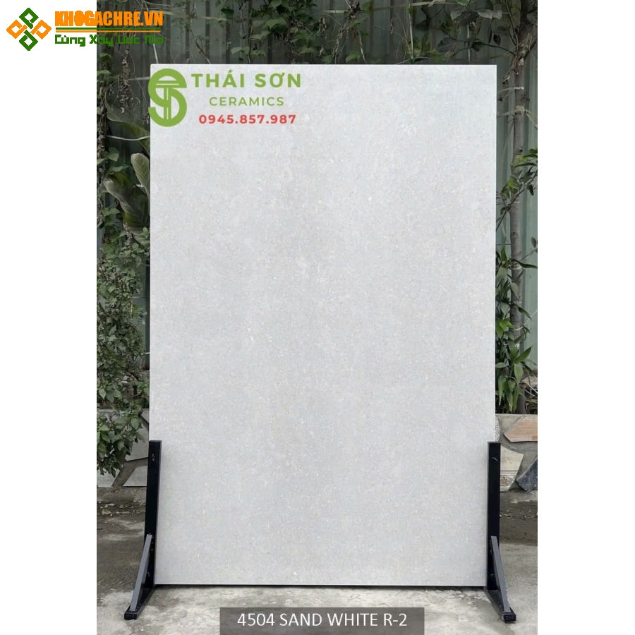 Gạch 120x180 lát nền matt mờ tông màu trắng xám nhẹ