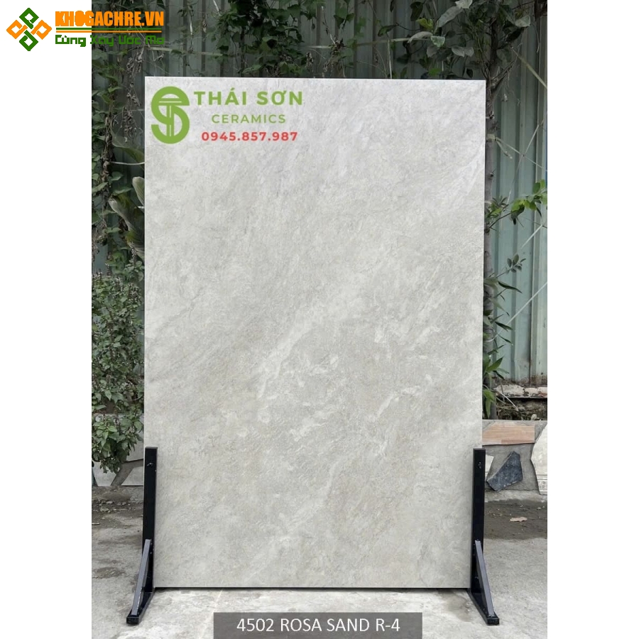 Gạch 120x180 lát nền matt mờ màu xám khói vân đá