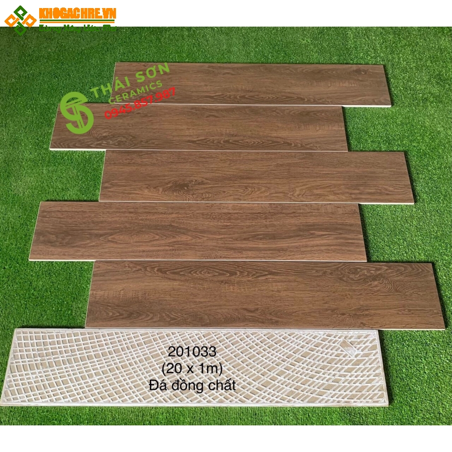 Gạch lát nền phòng ngủ 20x100 giả gỗ nhập khẩu
