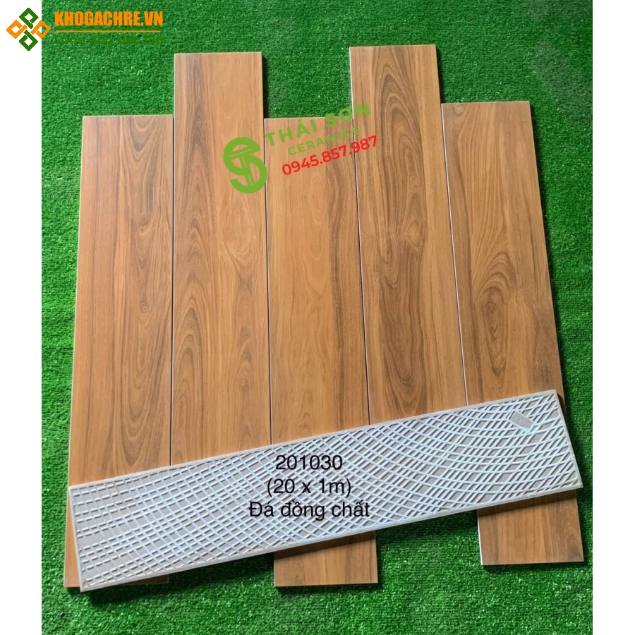 Gạch ốp tường giả gỗ 20x100 cao cấp nhập khẩu