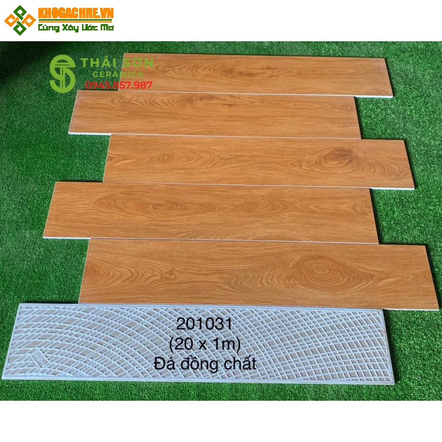 Gạch vân gỗ đỏ 20x100 lát nền trung quốc