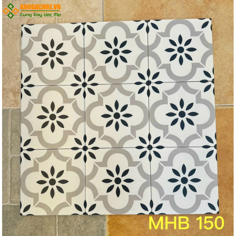 Gạch bông 20x20 trung quốc dán quầy bar