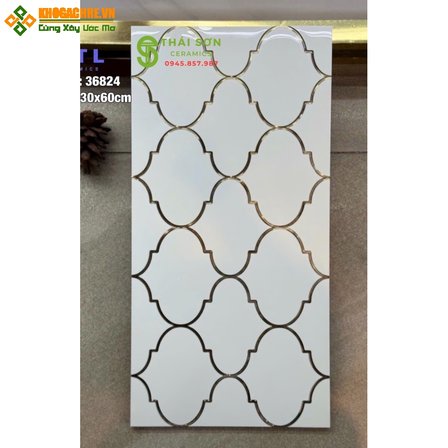 Gạch ốp trang trí trung quốc 30x60 men bóng mới nhất