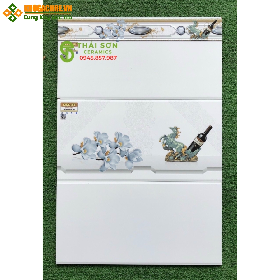 Gạch ốp tường vét cạnh tông trắng 30x60 ý mỹ