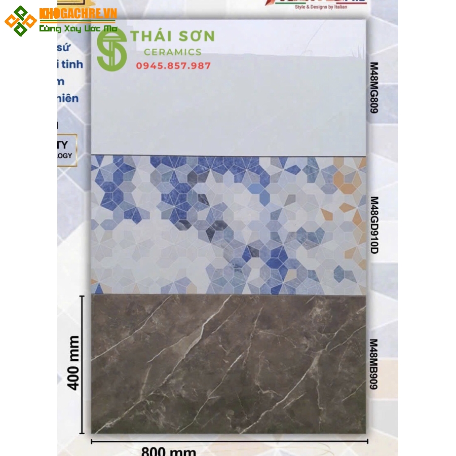 Gạch ốp tường apodio 40x80 siêu bóng mới nhất