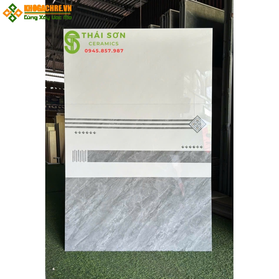 Gạch ốp tường vitto hoàn mỹ 40x80 bóng kiếng