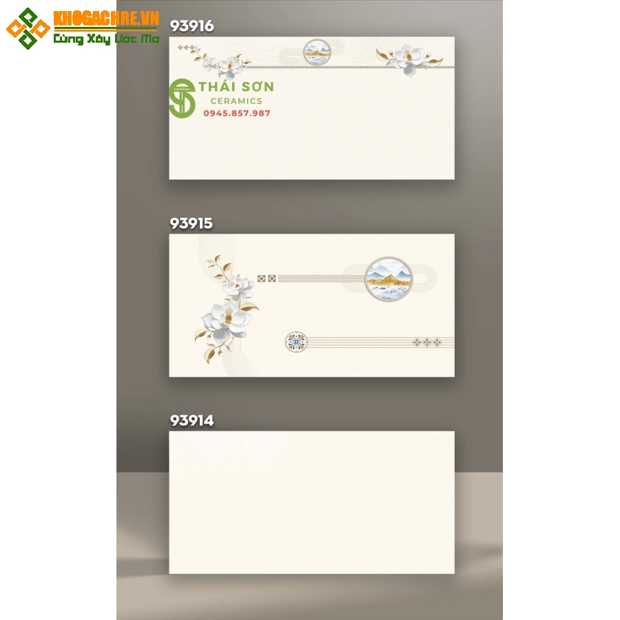 Gạch ốp tường kem vàng 40x80 vitto hoàn mỹ bóng kính 