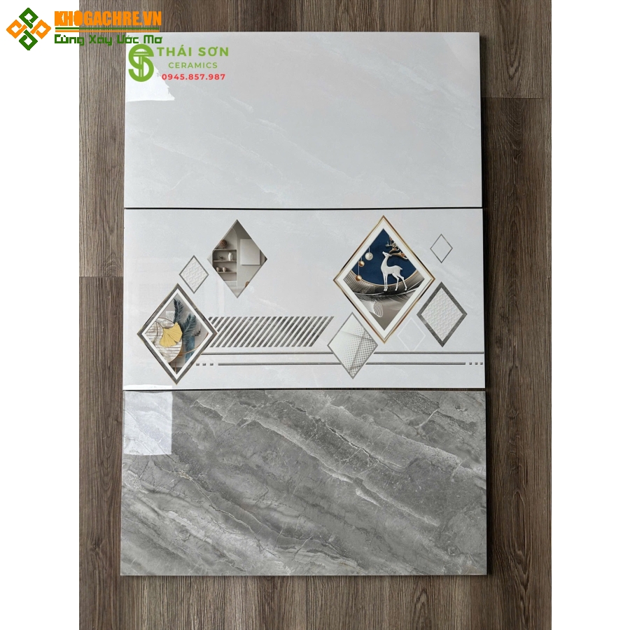 Gạch bóng kiếng 40x80 ốp tường cmc vân đá xám đậm nhạt 