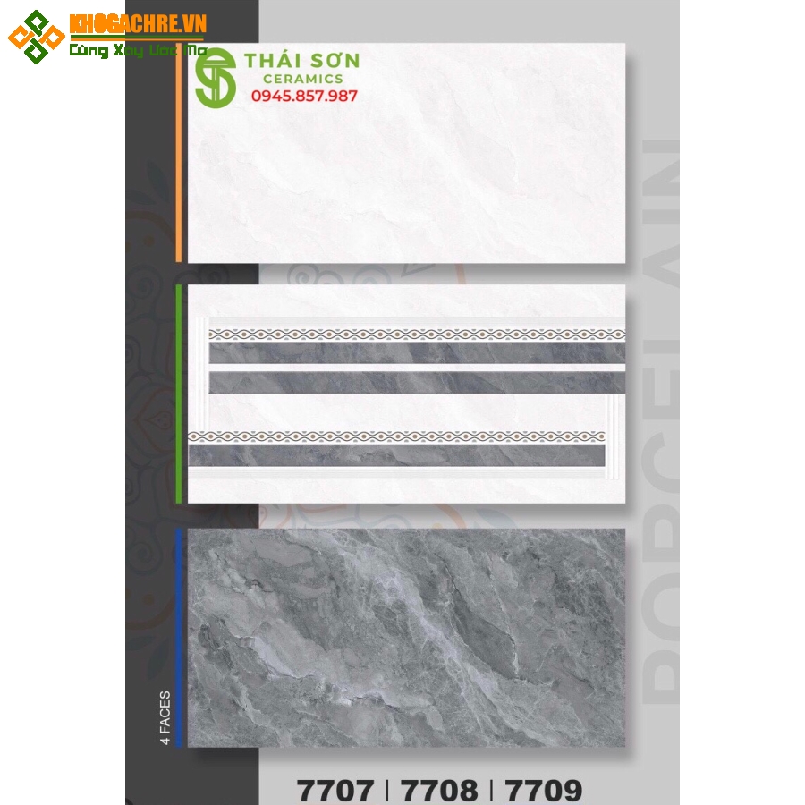 Gạch ốp tường bóng kiếng 40x80 tasa cao cấp Tây Ninh