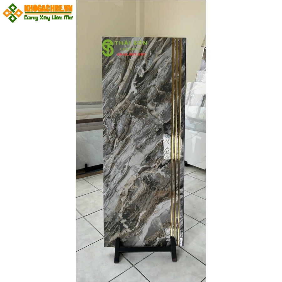 Gạch lót cầu thang 47x120 khắc kim trung quốc