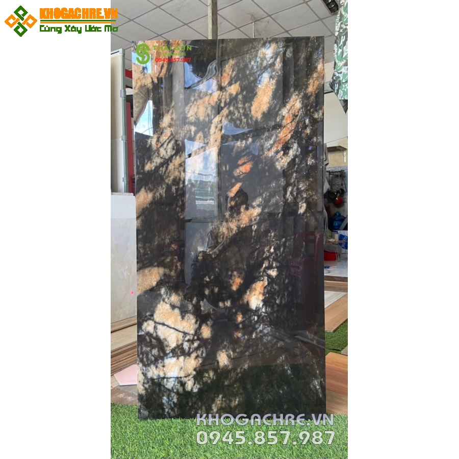 Gạch bóng kính 60×120 ốp lát mặt tiền