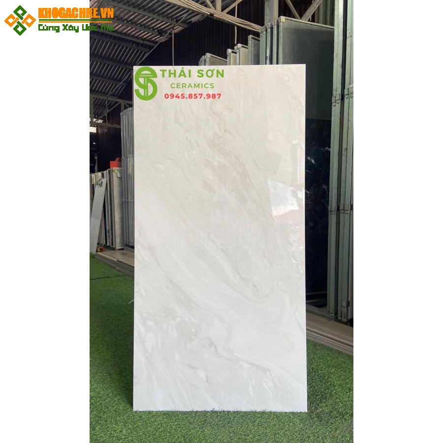 Gạch lát nền phòng thờ 60x120 bóng kiếng ấn độ