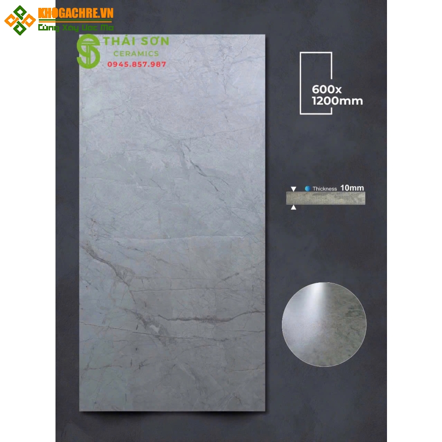 Gạch apodio 60x120 lát nền matt mịn màu xám đẹp
