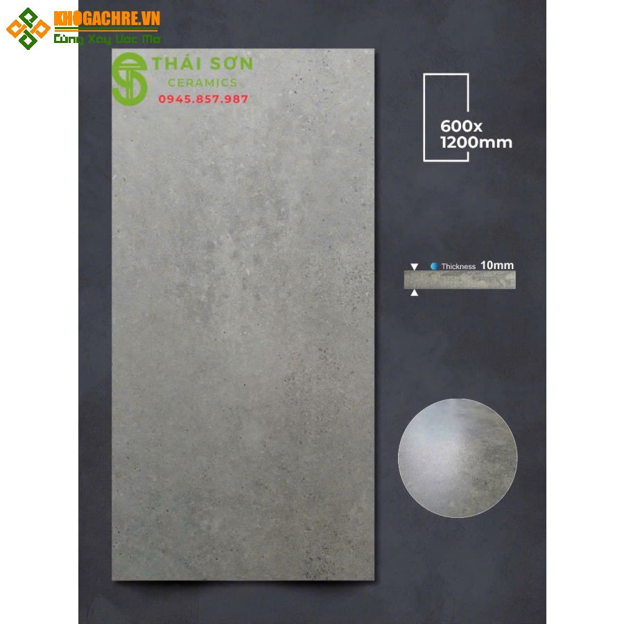 Gạch apodio 60x120 lát nền mờ tinh thể vân xám giá tốt