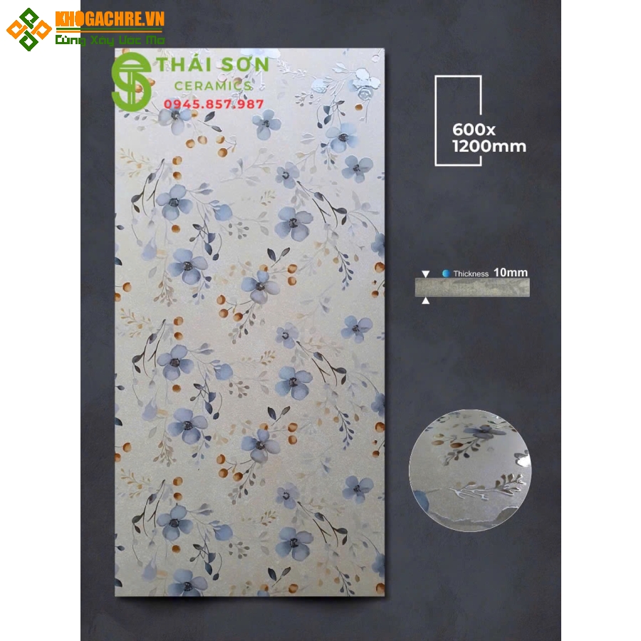 Gạch apodio cao cấp 60x120 hiệu ứng rải hạt trang trí đẹp