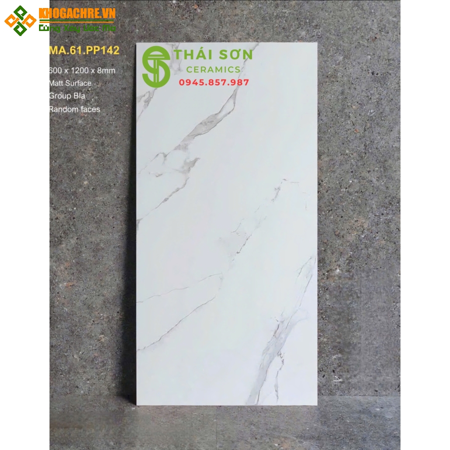 Gạch apodio siêu bóng 60x120 lát nền màu trắng vân