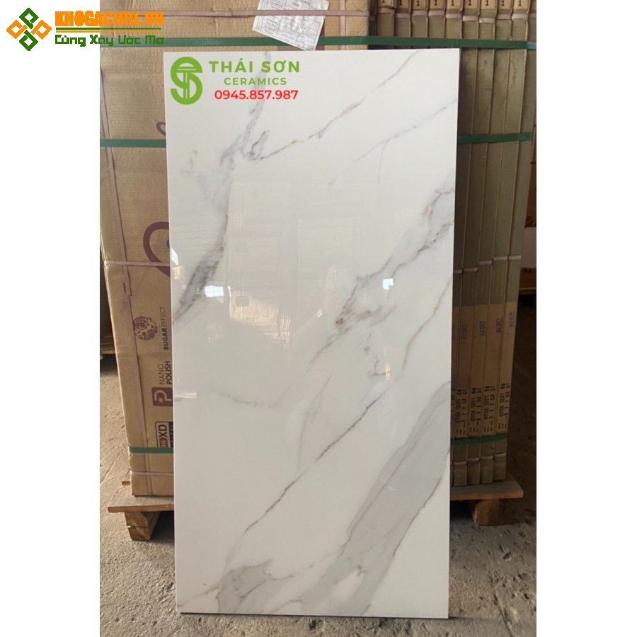 Gạch lát nền 60x120 trắng vân đá giá tốt nhất