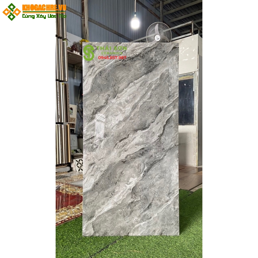 Gạch 60x120 bóng kiếng lát nền đẹp cao cấp Cần Giờ