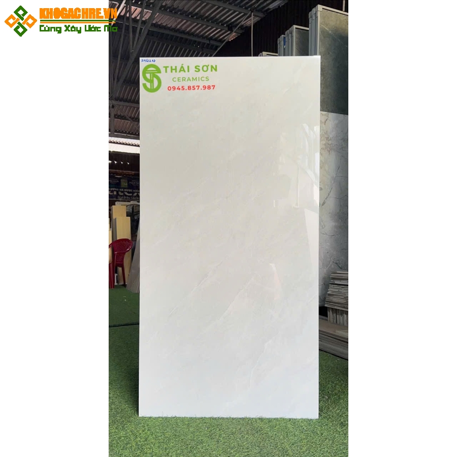 Gạch cmc màu xám 60x120 bóng kiếng