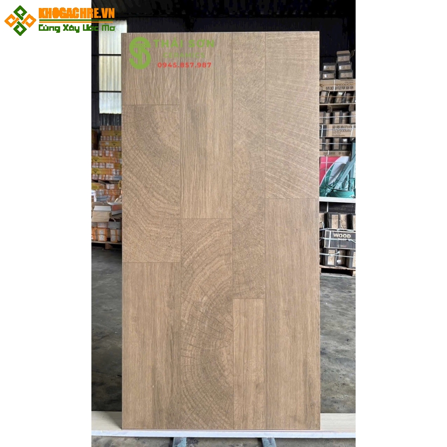 Gạch lát nền vân gỗ 60x120 trung quốc bề mặt mờ