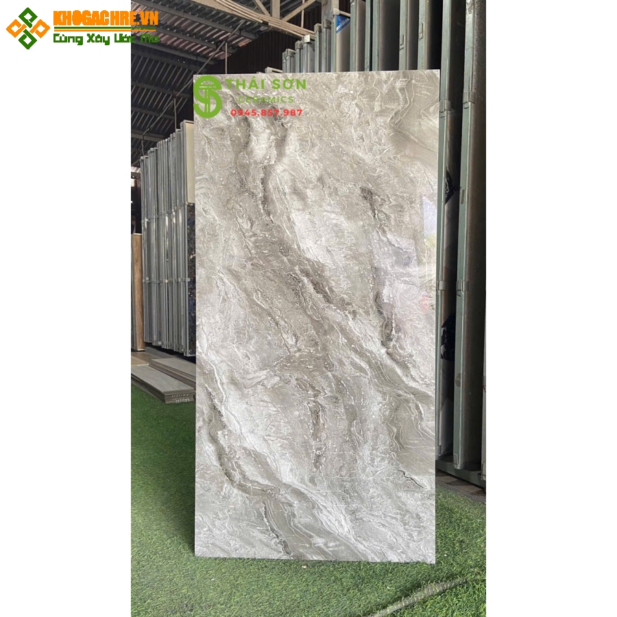 Gạch bóng kiếng tasa 60x120 ốp lát bóng kiếng vân đá 