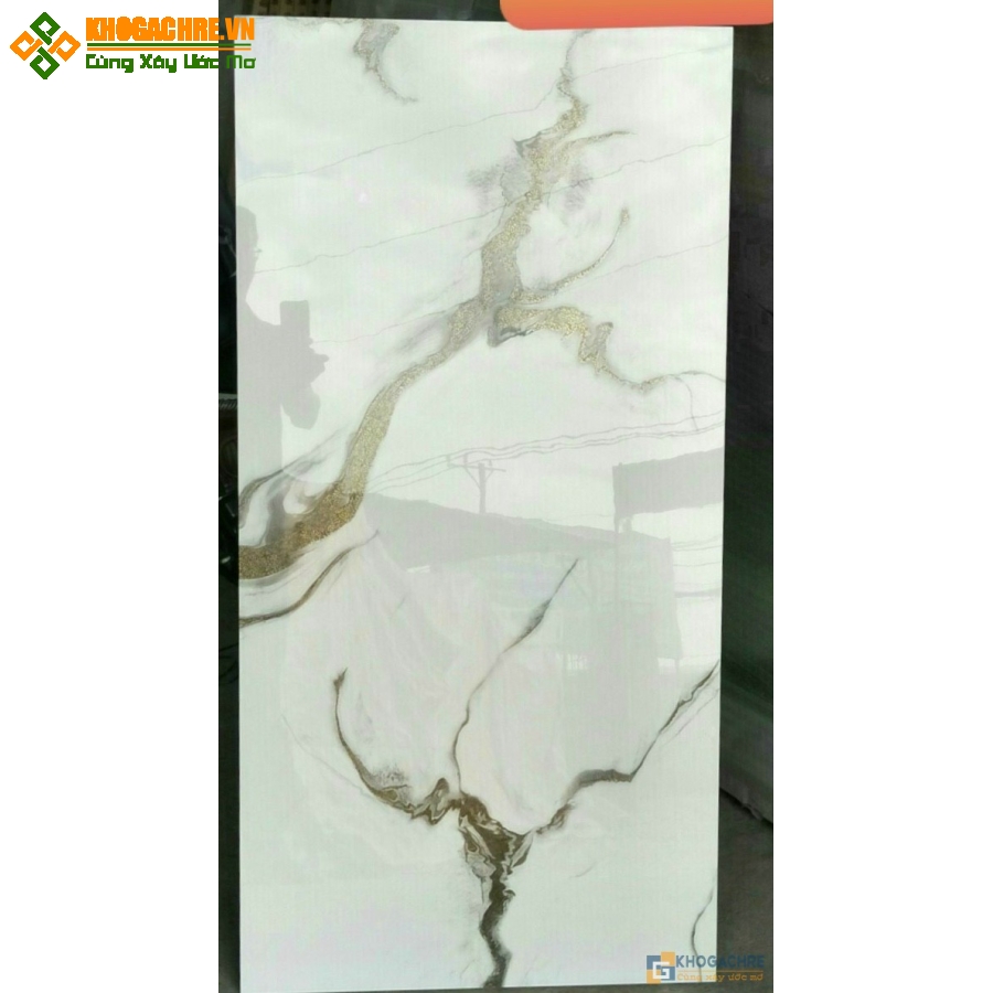Gạch khổ lớn 60×120 nhũ kim vàng
