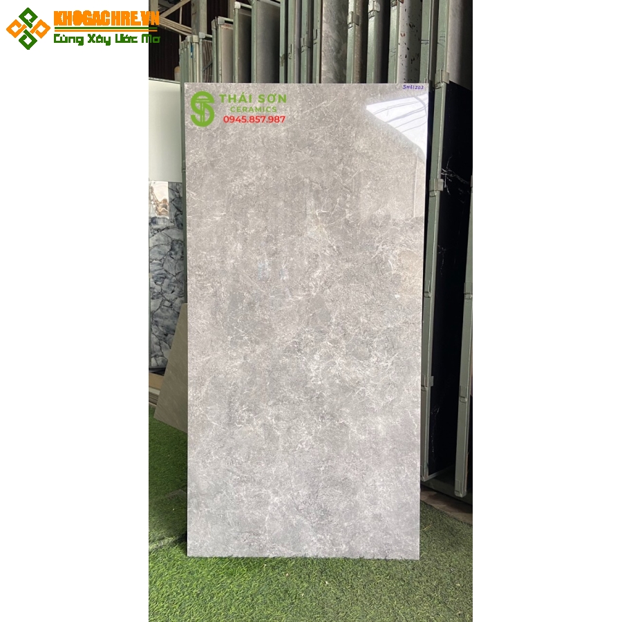 Gạch viglacera xám bóng 60x120 ốp lát