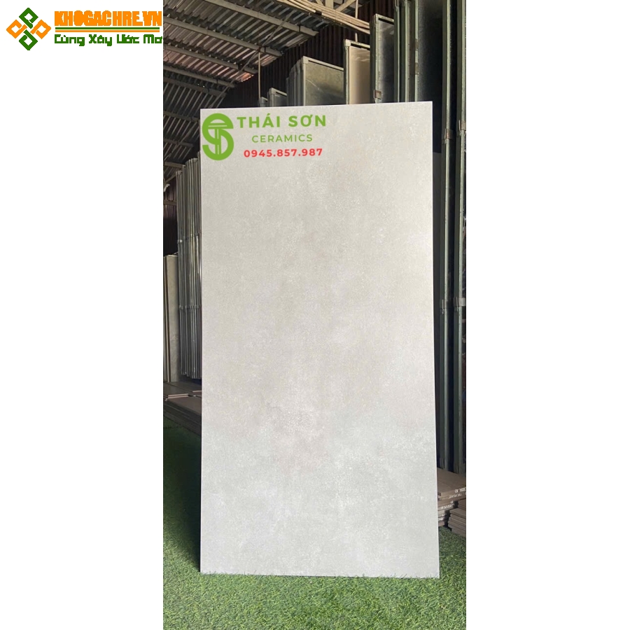 Gạch vito lát nền 60x120 matt mờ vân xám xi măng