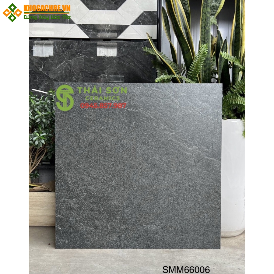 Gạch matt mờ 60x60 lát nền quán ăn 