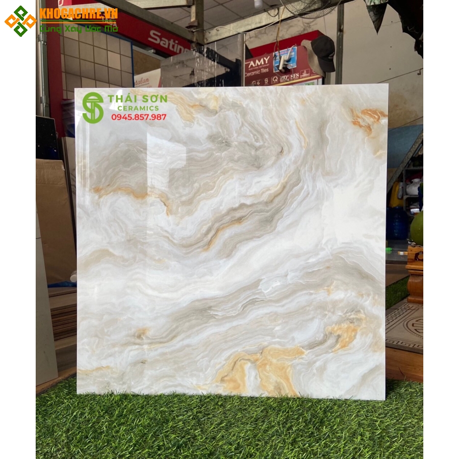 Gạch lót sàn 60x60 bóng kiếng giá rẻ