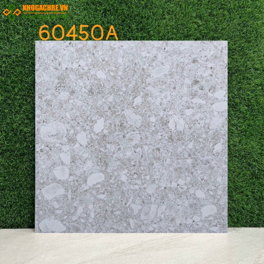 Gạch 60x60 đá mờ terrazzo lát nền