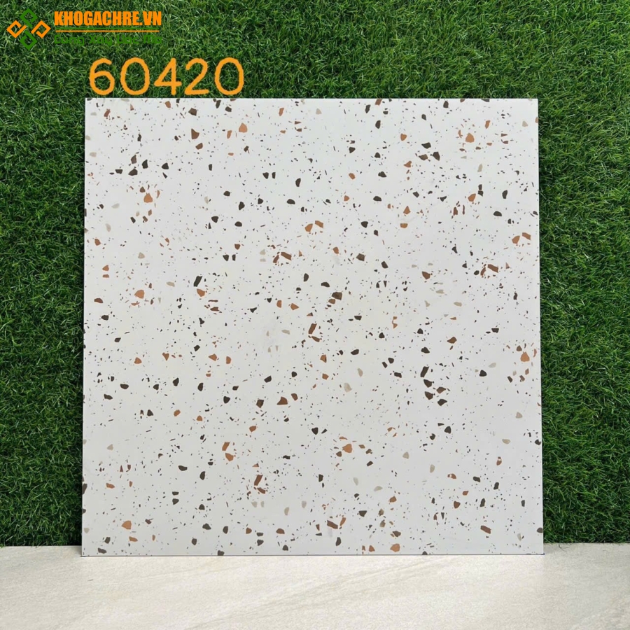 Gạch ốp tường nhà tắm 60x60 terrazzo