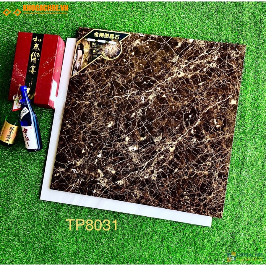 Gạch bóng kính trung quốc 80×80 nâu vũ trụ giá rẻ