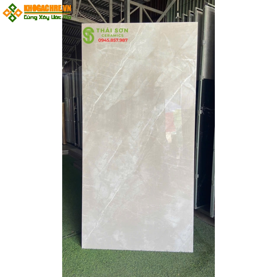 Gạch lát nền 80x160 xám vân đá siêu bóng ấn độ