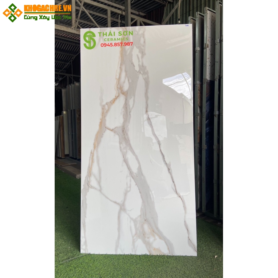 Gạch ốp tường vân đá 80x160 bóng kiếng