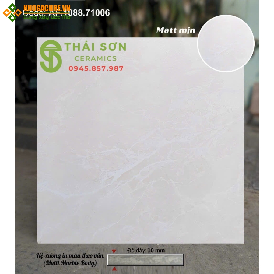 Gạch lát nền 80x80 apodio babyskin cao cấp Tân Phú