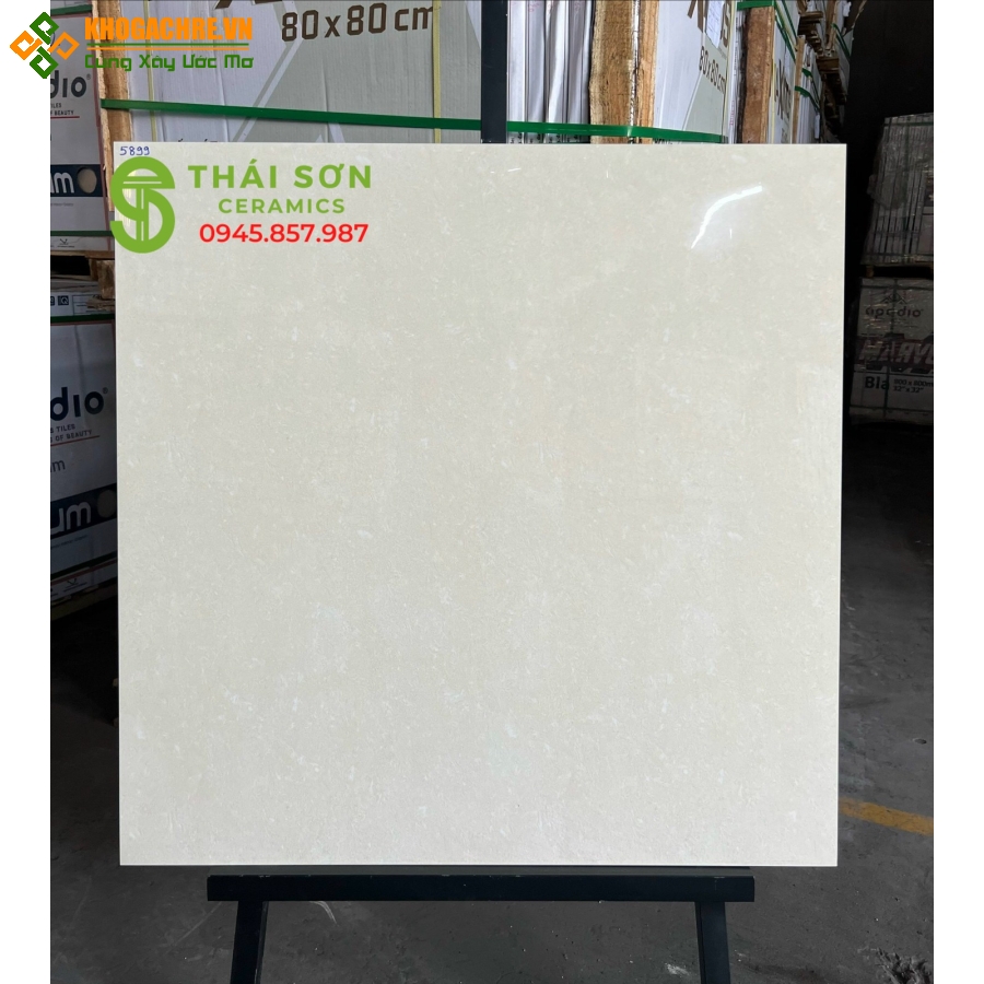 Gạch bóng kiếng 80x80 xà cừ vàng vitto giá rẻ