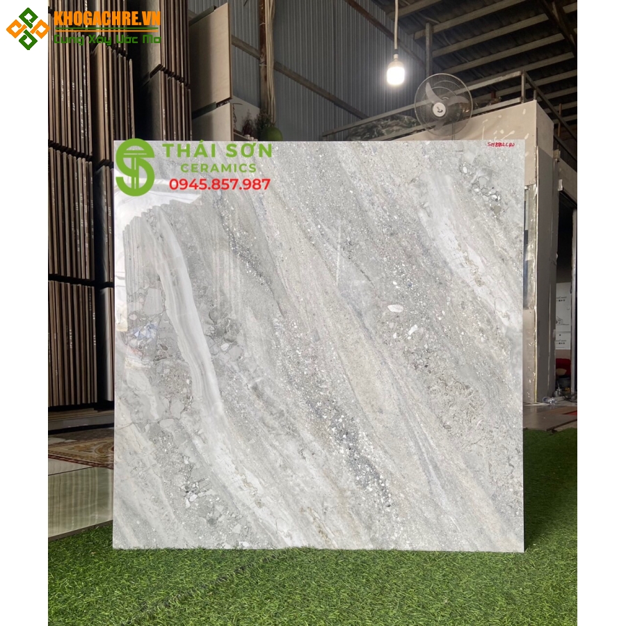 Gạch dán nền đá bóng kiếng 80x80 cao cấp Ql50