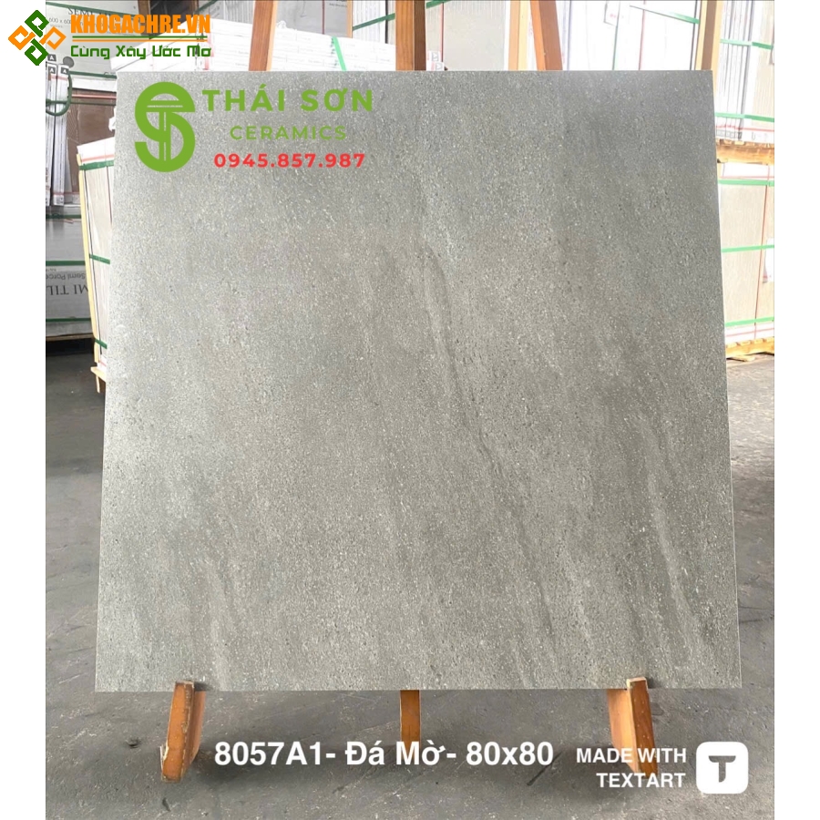 Gạch lát nền vân xám đá mờ 80x80 á mỹ giá rẻ 
