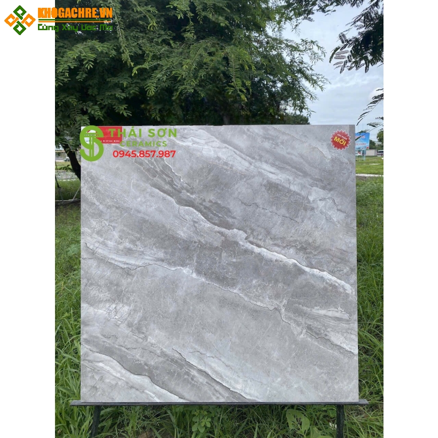 Gạch ốp lát bóng kiếng 80x80 khắc kim cao cấp