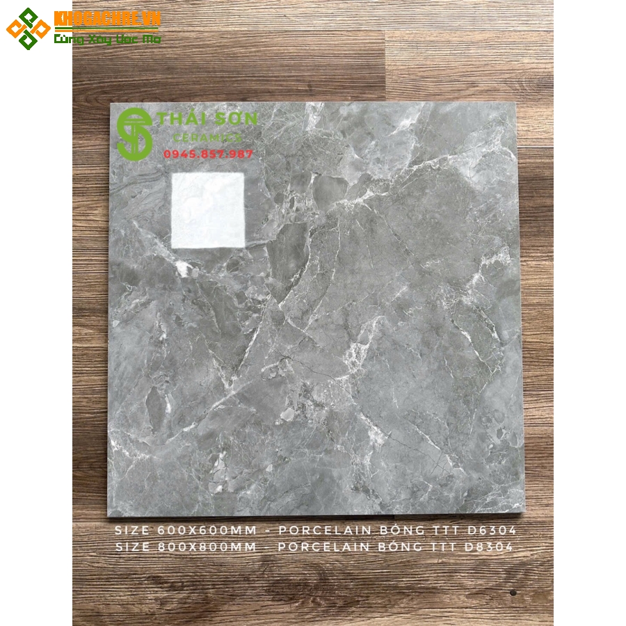 Gạch 80x80 bóng kiếng lát nền takao xám xanh