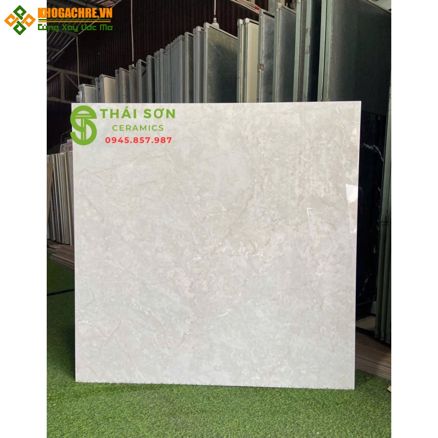 Gạch 120x120 ấn độ bóng kiếng lát nền nhà phố