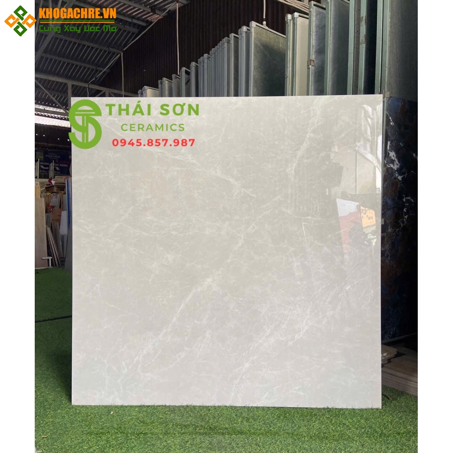 Gạch 120x120 lát nền khổ lớn màu xám vân ấn độ