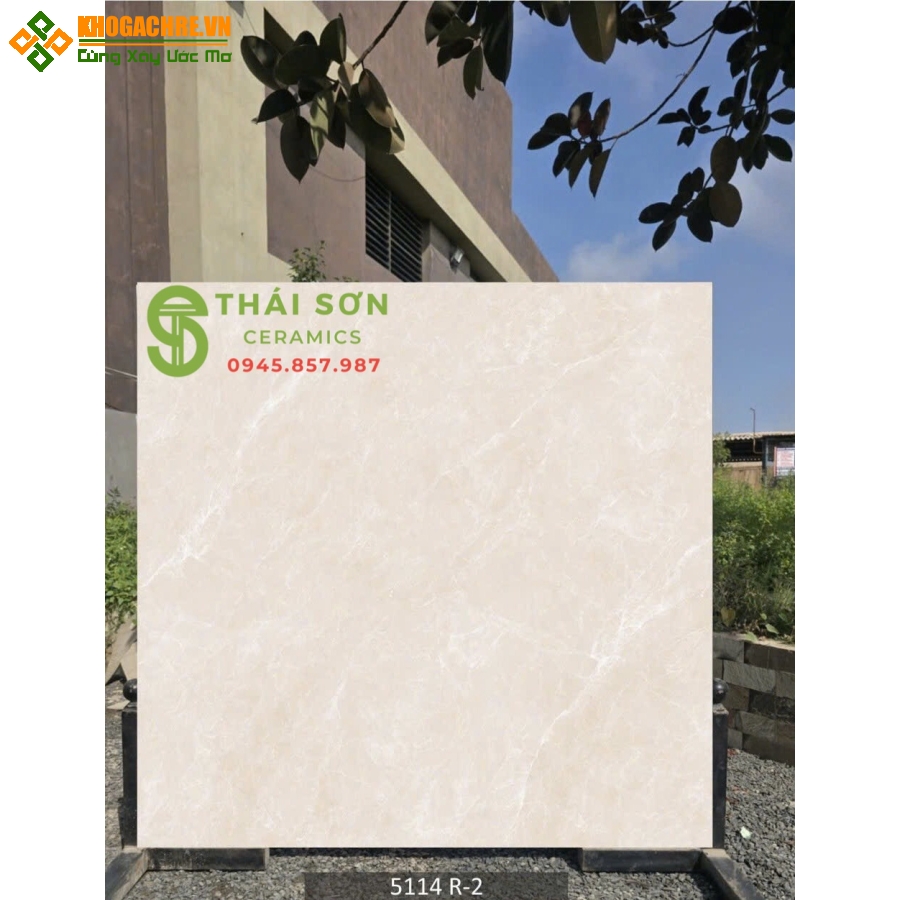 Gạch ấn độ vân vàng kem 120x120