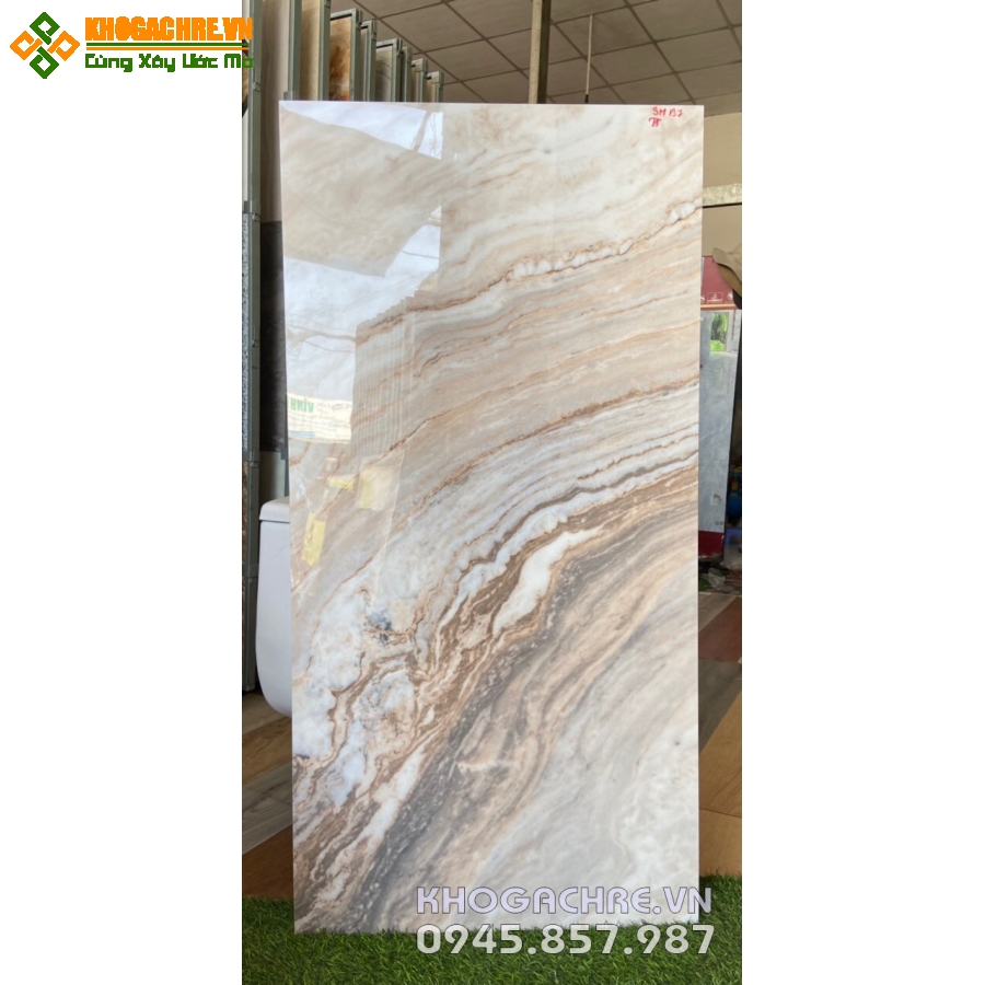 Gạch 60×120 ấn độ siêu bóng kiếng cao cấp vân đẹp
