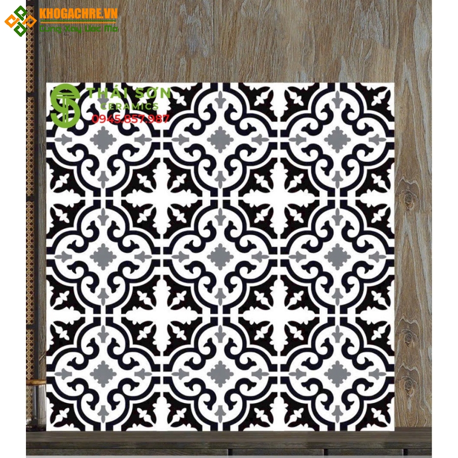 Gạch ốp lát hoa văn bông cổ 60x60 xmart cao cấp