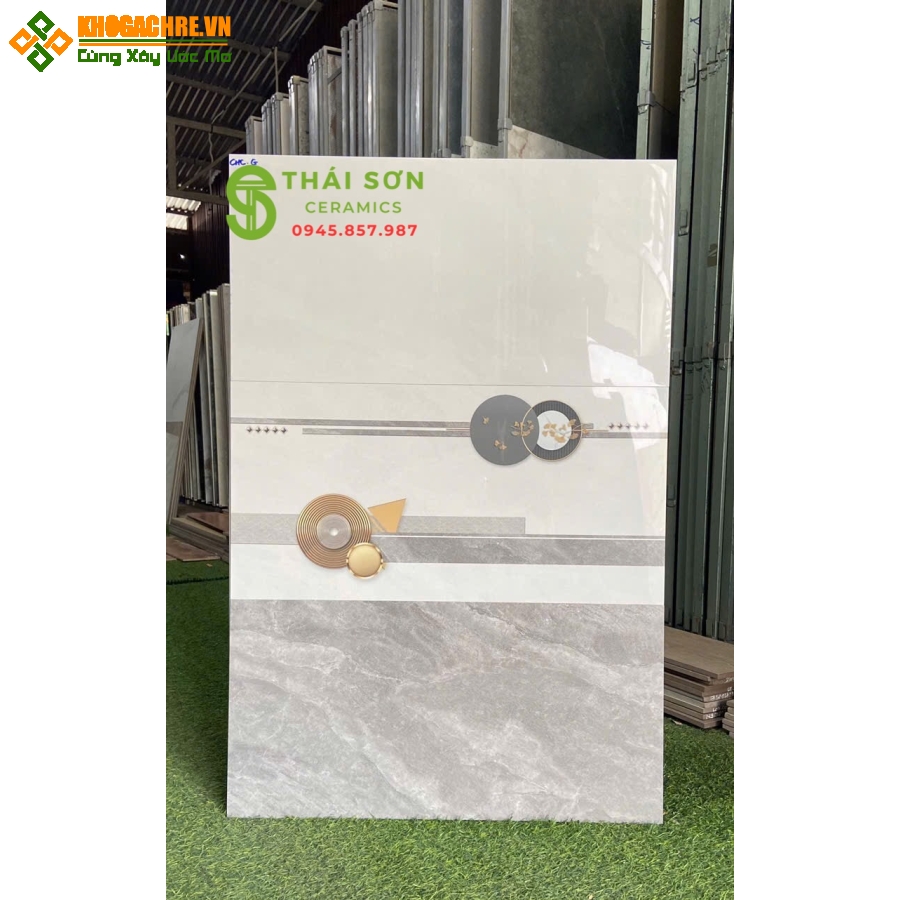 Gạch cmc 30x60 ốp tường phòng khách bóng kiếng 