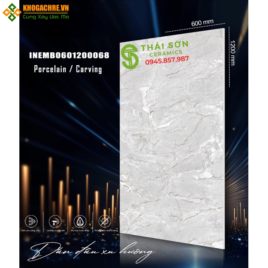 Gạch đá bóng kiếng nhập khẩu 60x120 lát nền ấn độ giá rẻ