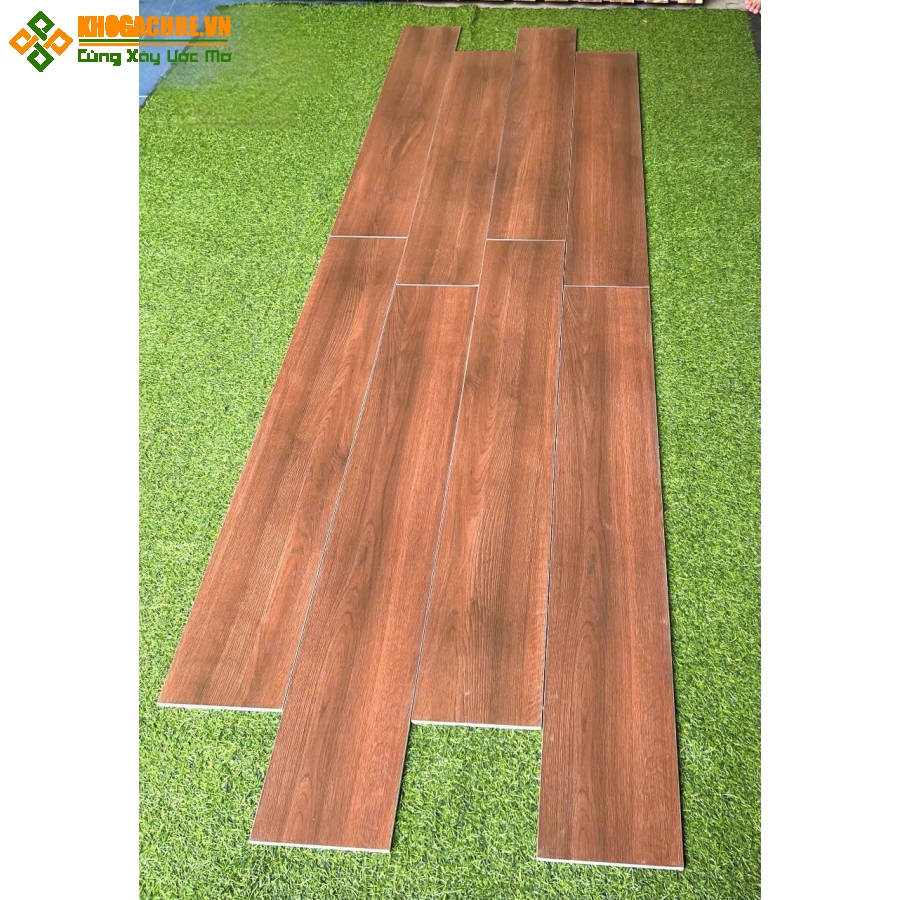 Gạch giả gỗ đỏ 20x120 trung quốc ốp lát cao cấp
