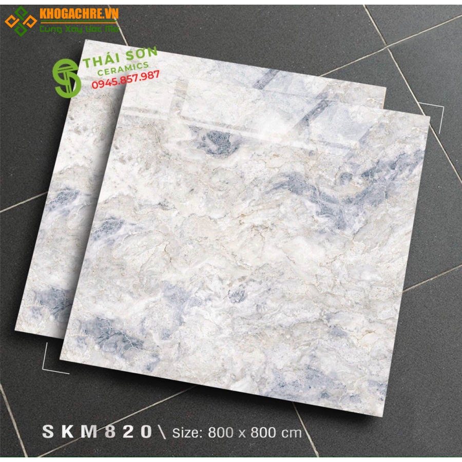 Gạch bóng kiếng nhũ kim vàng 80x80 cao cấp tại Củ Chi